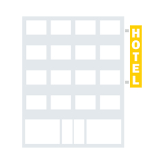 Image showing Hotel Building Icon