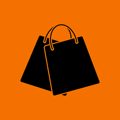 Image showing Two Shopping Bags Icon