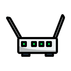 Image showing Wi-Fi Router Icon