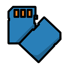 Image showing Memory Card Icon