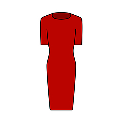 Image showing Business Woman Dress Icon