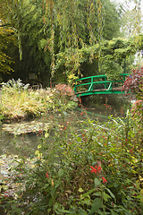 Image showing Monet's garden at Giverny