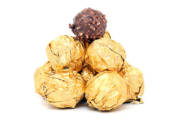 Image showing chocolate balls