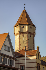 Image showing Spitzer Turm in Wertheim