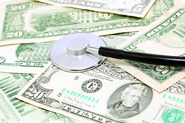 Image showing dollars and health