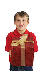 Image showing Presenting a gift