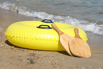 Image showing beach rackets