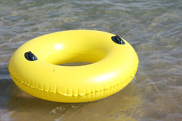 Image showing yellow inflatable 