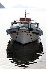 Image showing boat reflection