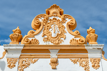 Image showing Architectural detail in a Regimental Warehouse building