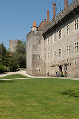 Image showing View at the Ducal Palace in Guimaraes