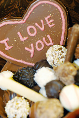 Image showing Valentines chocolates