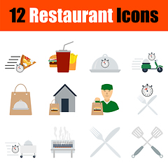 Image showing Restaurant Icon Set