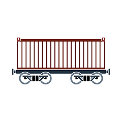 Image showing Railway Cargo Container Icon