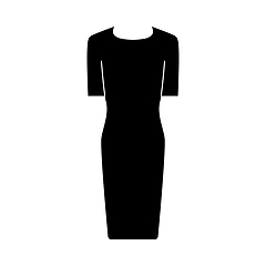 Image showing Business Woman Dress Icon