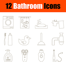 Image showing Bathroom Icon Set