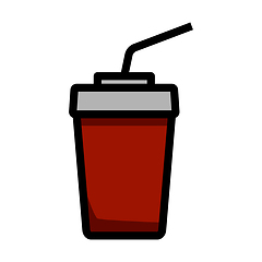 Image showing Cinema Soda Drink Icon