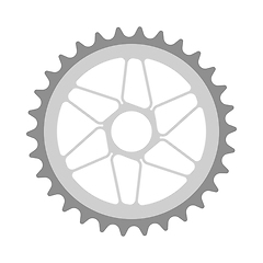 Image showing Bike Gear Star Icon