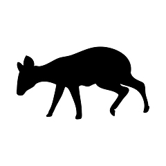 Image showing African Deer Silhouette