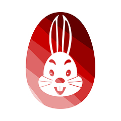 Image showing Easter Egg With Rabbit Icon