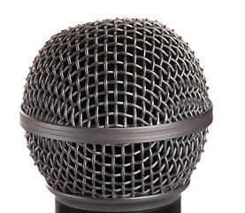 Image showing Microphone Closeup