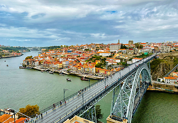Image showing panoramic view of Porto, Portugal