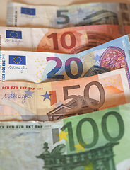 Image showing Euro (EUR) notes, European Union (EU)