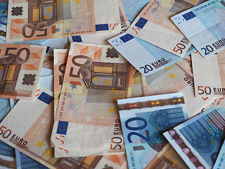 Image showing Euro (EUR) notes, European Union (EU)