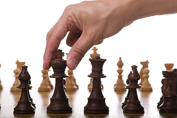 Image showing The chess move
