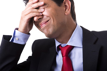 Image showing businessman headache