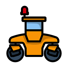 Image showing Icon Of Road Roller