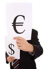Image showing money expert businessman
