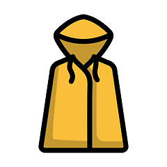 Image showing Icon Of Raincoat