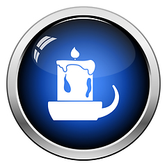 Image showing Candle In Candlestick Icon