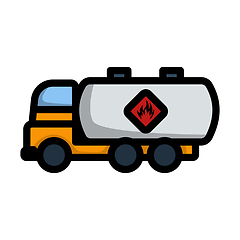 Image showing Fuel Tank Truck Icon