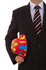 Image showing businessman with new year hat