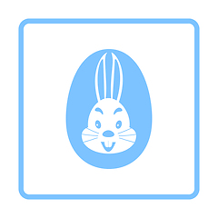 Image showing Easter Egg With Rabbit Icon