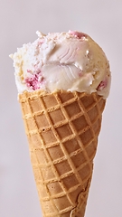 Image showing fresh ice cream scoop