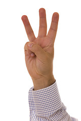 Image showing Hand number