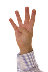Image showing Hand number