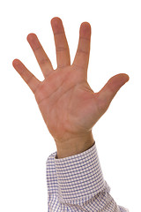 Image showing Hand number