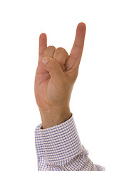 Image showing Horn gesture