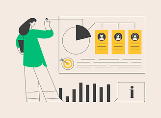 Image showing Audience segmentation abstract concept vector illustration.