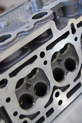Image showing Detail of engine block