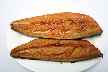 Image showing Smoked mackerel fillets