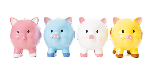 Image showing Piggy banks