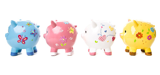 Image showing Piggy banks