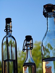 Image showing Bottles of water