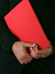 Image showing Diploma and hands