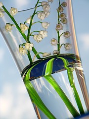 Image showing lily of the valley - detail